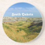 South Dakota Landscape Sandstone Coaster