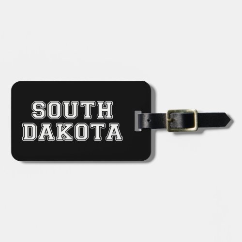 South Dakota Luggage Tag