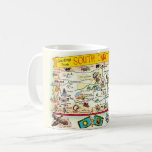 South Dakota Map Mug