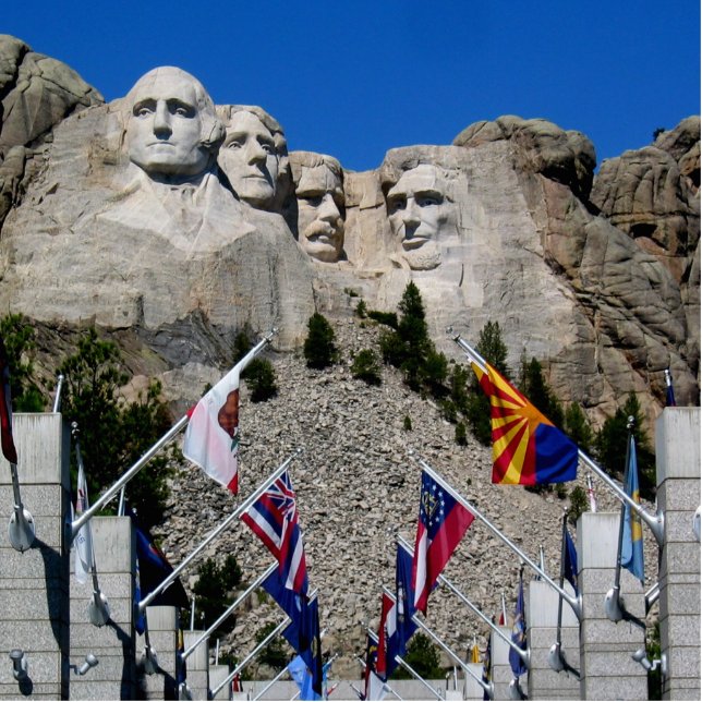 South Dakota Mount Rushmore Statuette (Front)