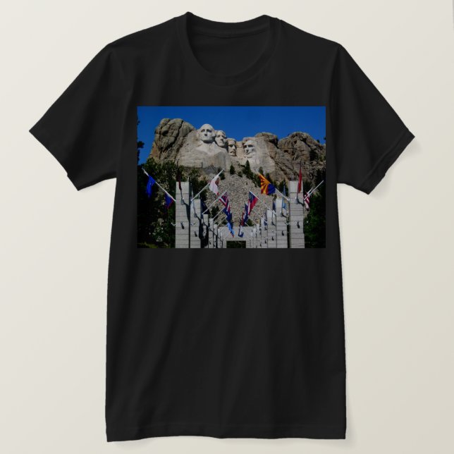 South Dakota Mount Rushmore T-Shirt (Design Front)
