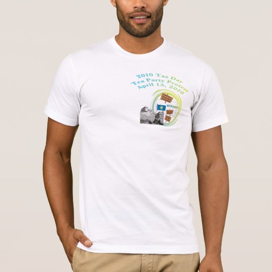 South Dakota Mount Rushmore Tea Party T-Shirt
