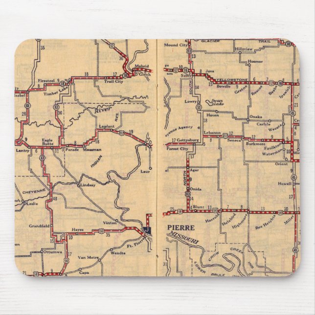 South Dakota Mouse Pad (Front)