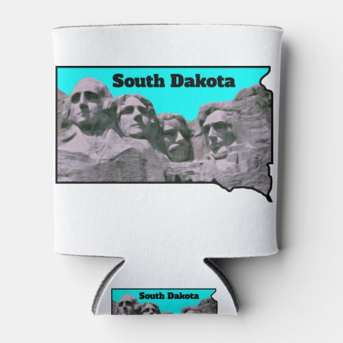 South Dakota Mt Rushmore Can Cooler