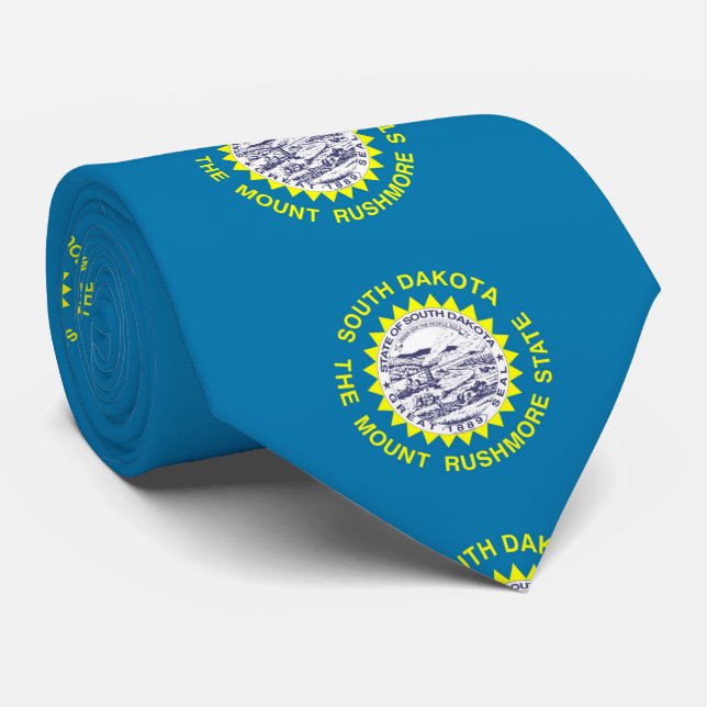 South Dakota Neck Tie (Rolled)