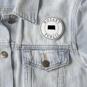 South Dakota Notary Public Button