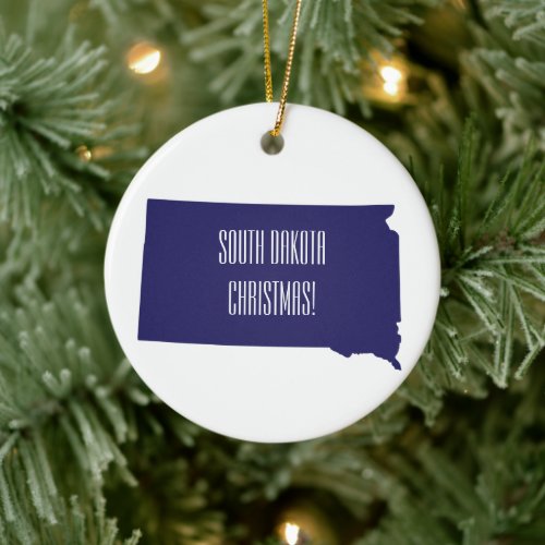 South Dakota personalized Ornament