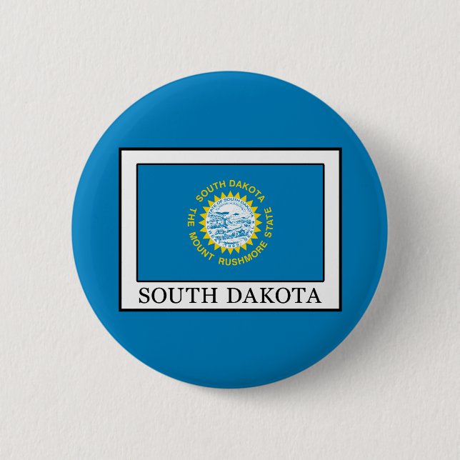 South Dakota Pinback Button (Front)