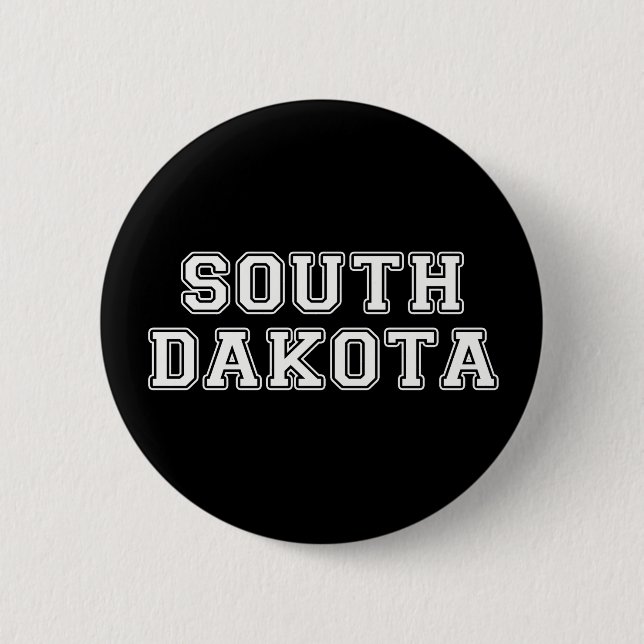 South Dakota Pinback Button (Front)