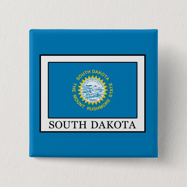 South Dakota Pinback Button (Front)