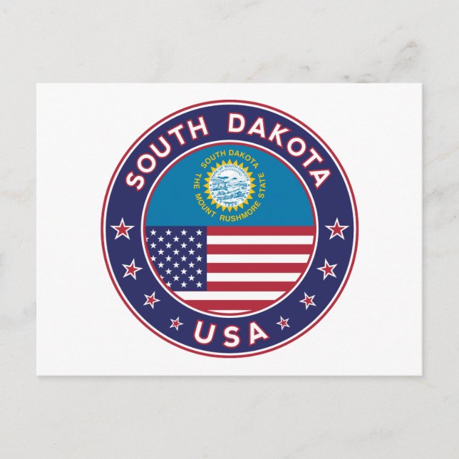 South Dakota Postcard (Front)