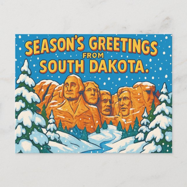 SOUTH DAKOTA Postcard (Front)