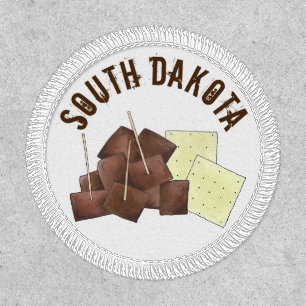 South Dakota SD Chislic Cubed Meat Food Patch