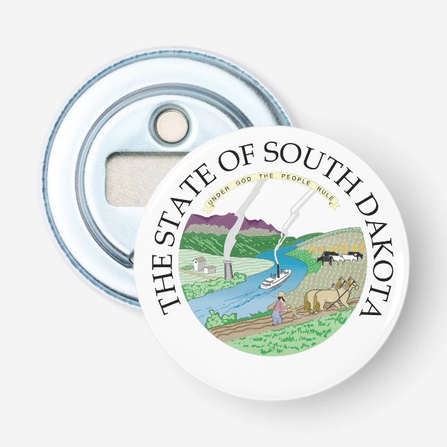 South Dakota sign Bottle Opener (Front)