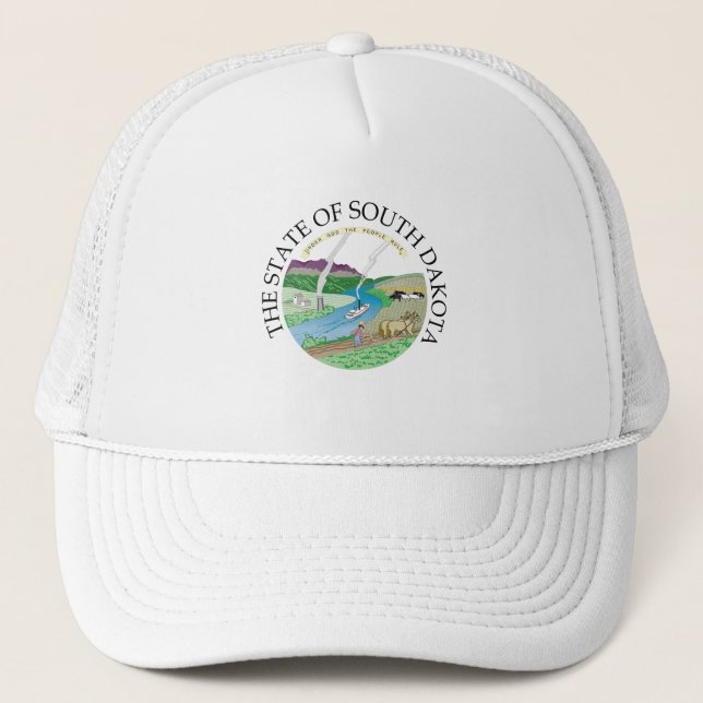 South Dakota sign Trucker Hat (Front)