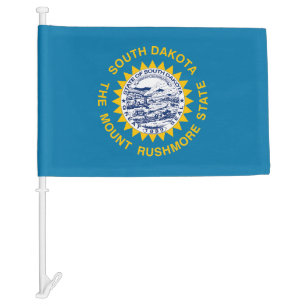 South Dakota State Car Flag