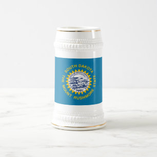 South Dakota State Flag Beer Stein