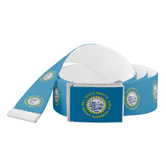 South Dakota State Flag Belt (Snake)
