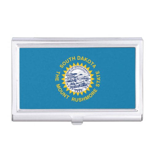 South Dakota State Flag Business Card Case