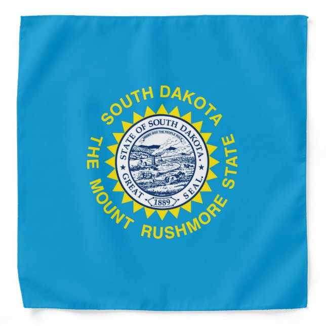 South Dakota State Flag Design Bandana (Front)