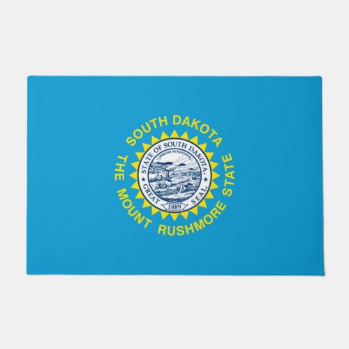 South Dakota State Flag Design Doormat