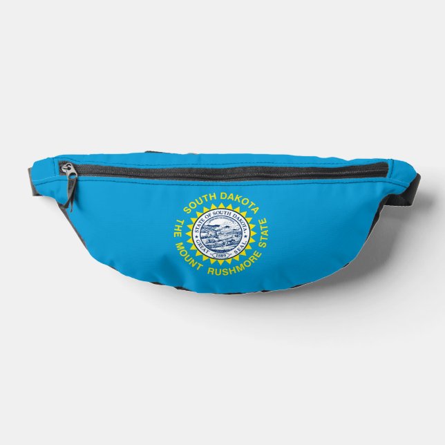 South Dakota State Flag Design Fanny Pack (Lay Down)