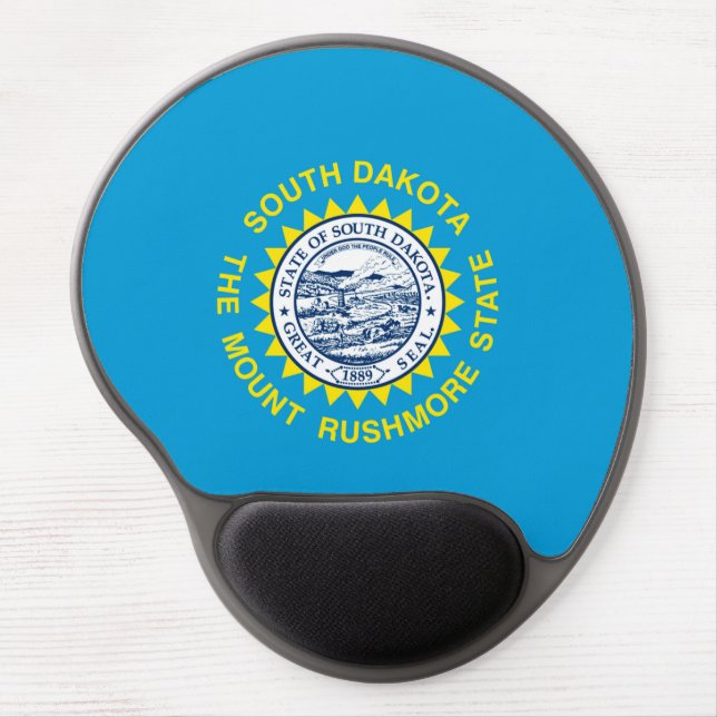 South Dakota State Flag Design Gel Mouse Pad (Front)