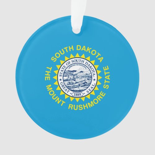 South Dakota State Flag Design Ornament