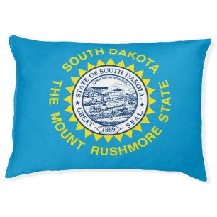South Dakota State Flag Design Pet Bed