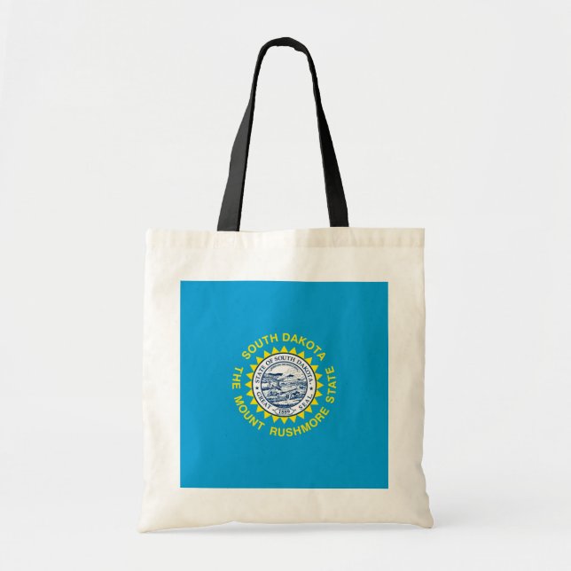 South Dakota State Flag Design Tote Bag (Front)
