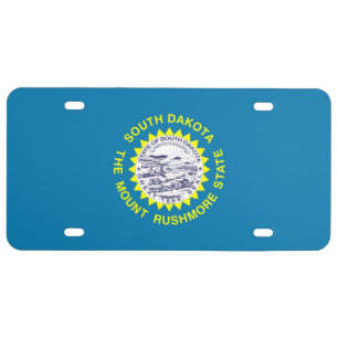 South Dakota state flag License Plate