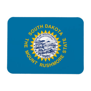 South Dakota State Flag Magnet