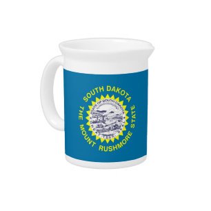 South Dakota State Flag Pitcher