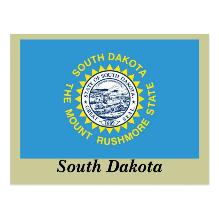 South Dakota State Flag Post Card