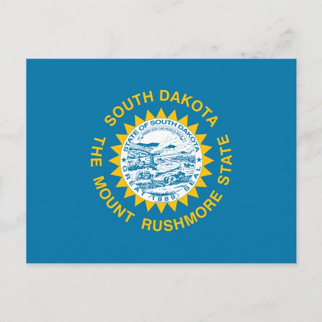South Dakota State Flag Postcard (Front)