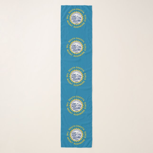 South Dakota State Flag Scarf (Front)