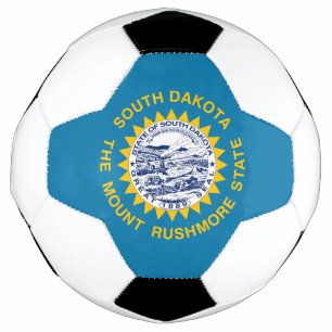 South Dakota State Flag Soccer Ball