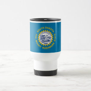 South Dakota State Flag Travel Mug