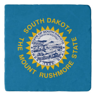 South Dakota State Flag Trivet