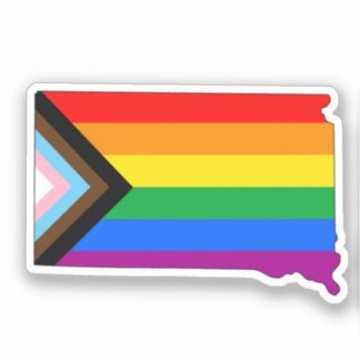 South Dakota State Pride LGBTQ Progress Pride Sticker