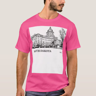 South Dakota State USA 2 T-Shirt