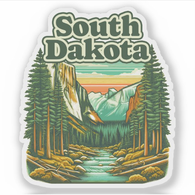 South Dakota Sticker (Front)
