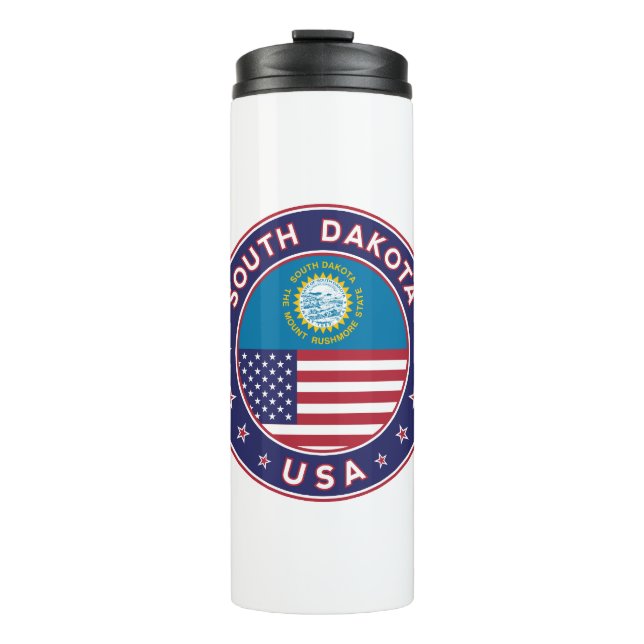South Dakota Thermal Tumbler (Front)
