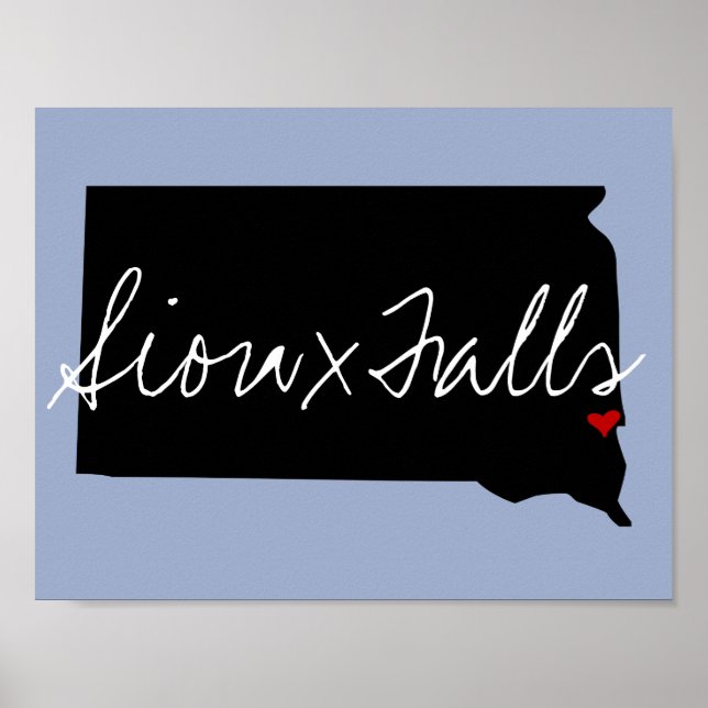 South Dakota Town Poster (Front)