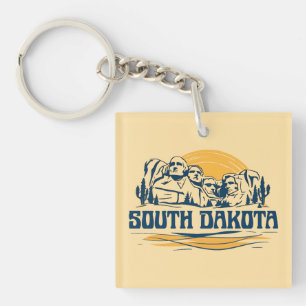 South Dakota United States of America Keychain