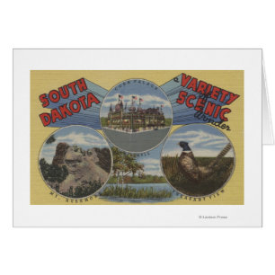 South Dakota - Variety of Scenic Wonder Cards