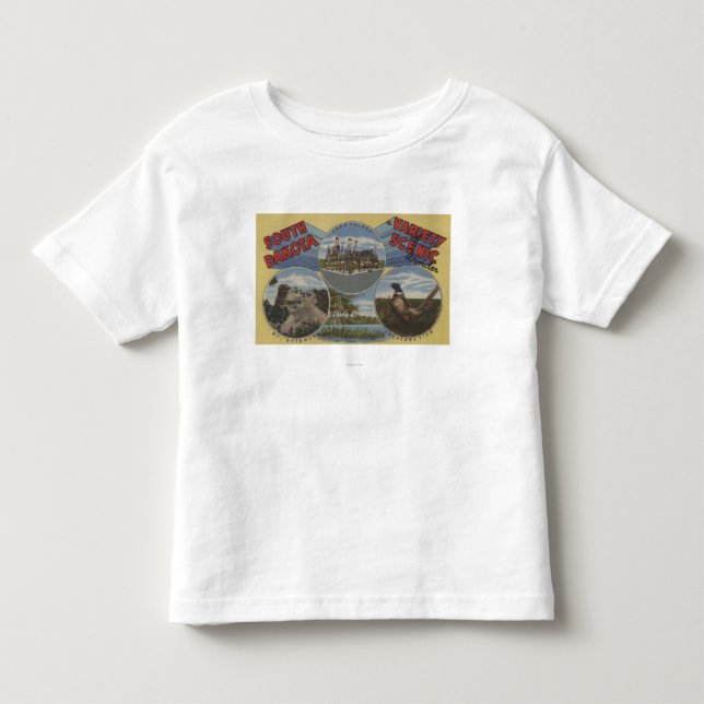 South Dakota - Variety of Scenic Wonder Toddler T-shirt (Front)