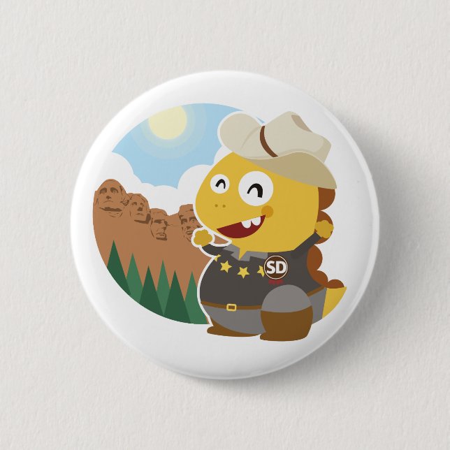 South Dakota VIPKID Button (Front)
