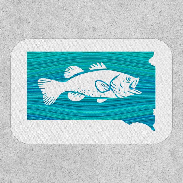 South Dakota Wave Fishing Patch (Front)