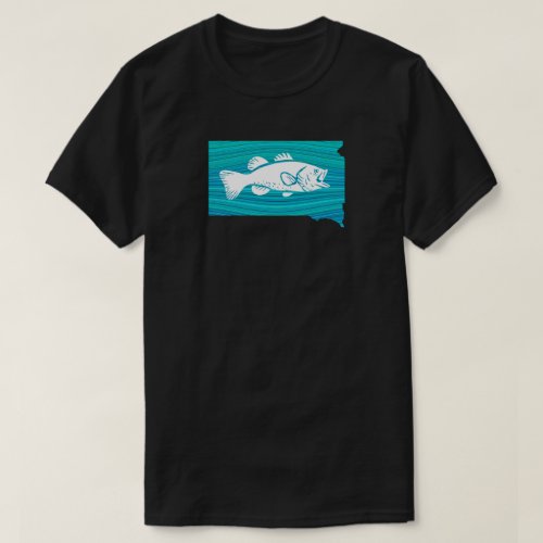 South Dakota Wave Fishing T_Shirt